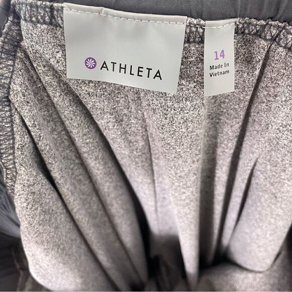 Athleta Grey Lined Bootcut Windbreaker Pants - Picture 5 of 6